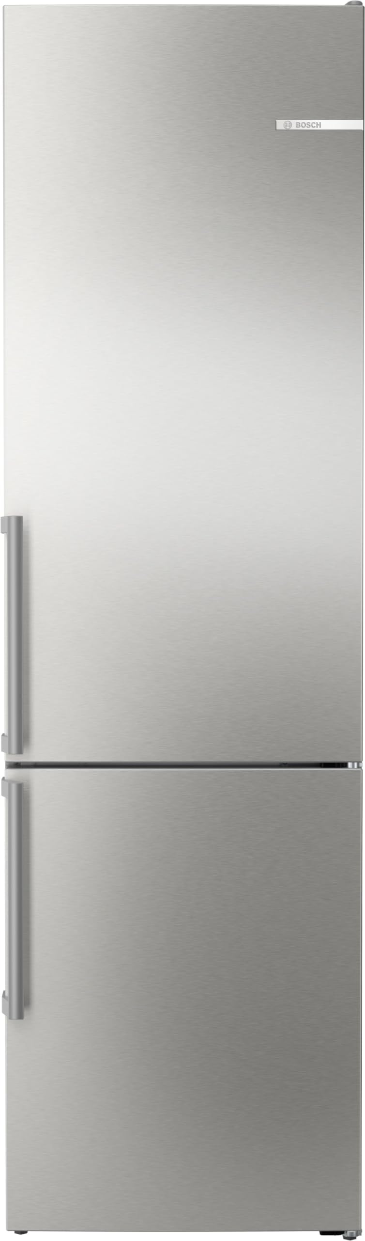 Bosch KGE398IBP, Serie 6, Kühl-Gefrier-Kombination, 201 x 60 cm, 249 L Kühlen & 94 L Gefrieren, LowFrost, BigBox für Gefriergut, längere Frische mit VitaFresh, Leise mit 38 dB, LED, AntiFingerprint