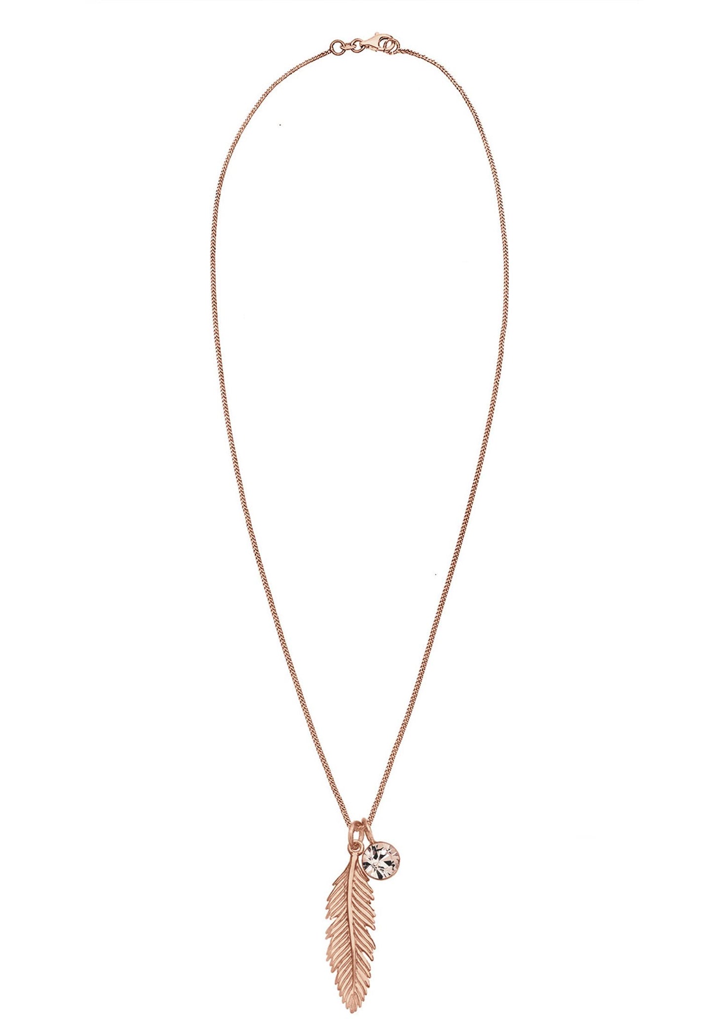 Elli Women's Feather Pendant Necklace