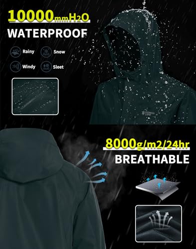 Pioneer Camp Men’s Waterproof Outdoor Jacket