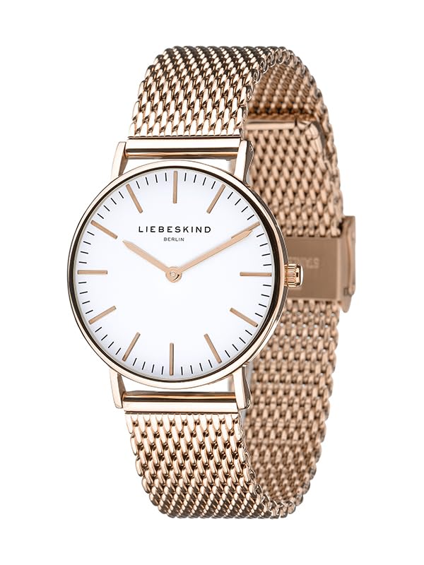 Liebeskind Berlin stainless steel watch with adjustable mesh strap