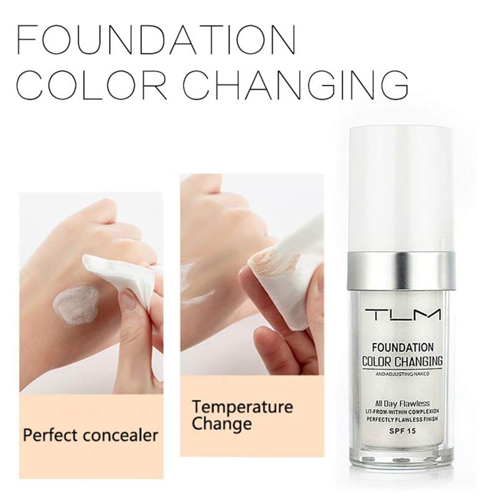 TLM Color Changing Foundation with Brushes & Sponges
