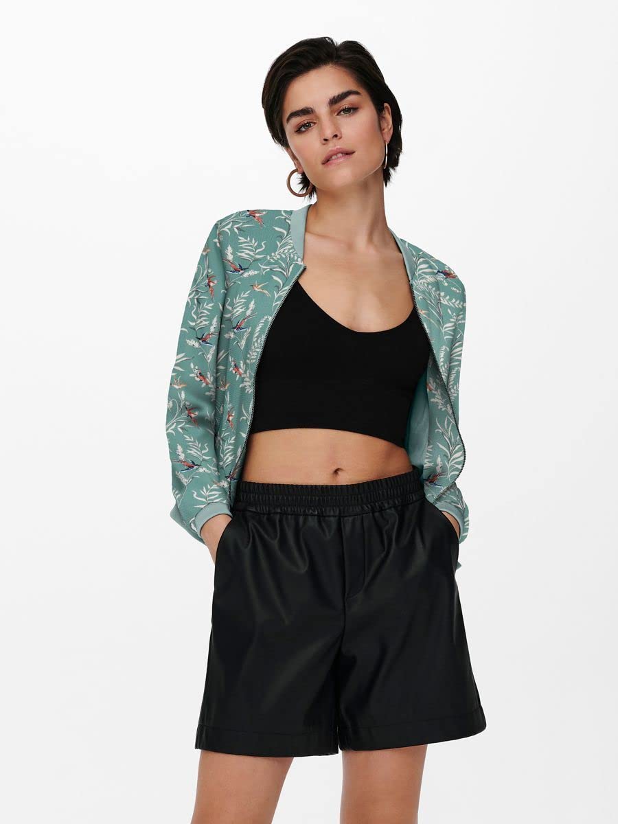 ONLY Women’s Onlvic Bomber Jacket AOP Ptm