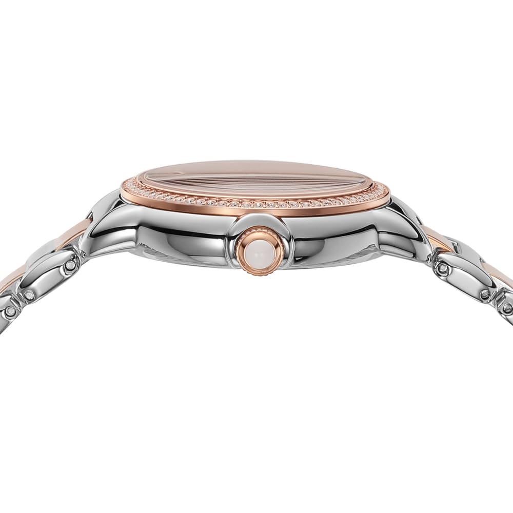 Emporio Armani Damenuhr, Dreizeiger Quarzwerk und 32mm Gehäusegröße mit Edelstahl-, Leder- oder Silikonarmband