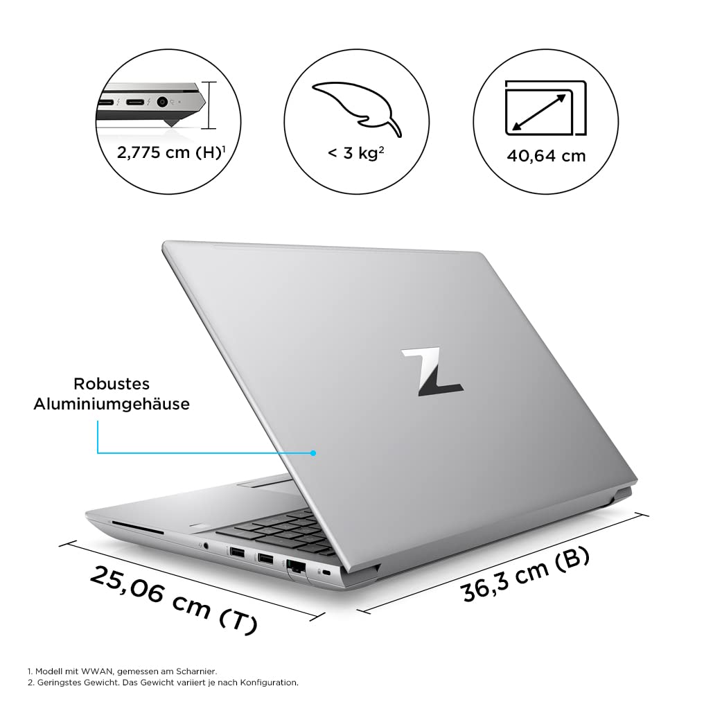 HP ZBook Fury 16 G9, 32GB RAM, 1TB SSD, Windows 11 Pro