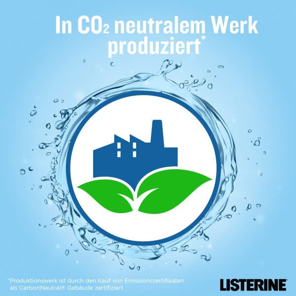 LISTERINE Smart Kidz Mild Berry (500 ml), antibakterielle Kinder Mundspülung ohne Alkohol & ohne Zucker, Mundwasser schützt vor Karies, geeignet für Kinder ab 6 Jahren