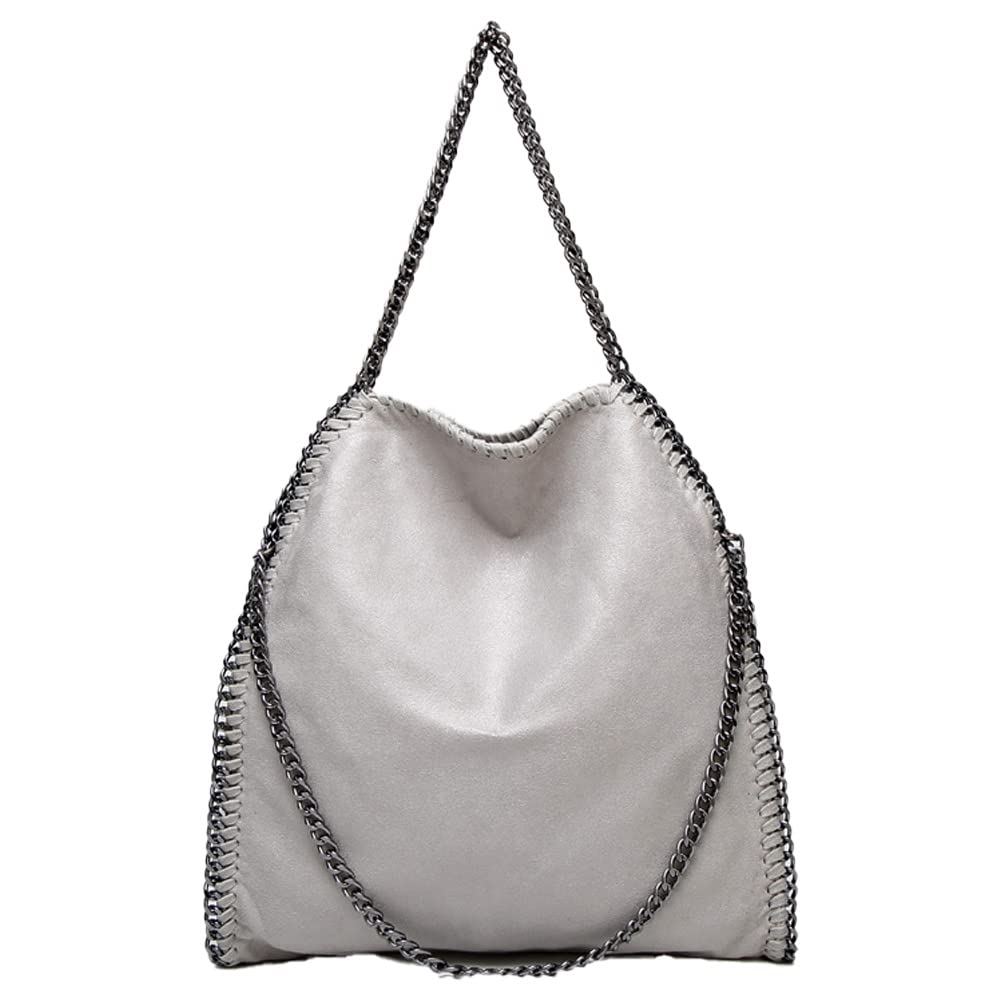 Women’s Chain Crossbody Bag – Large Hobo Shoulder Bag