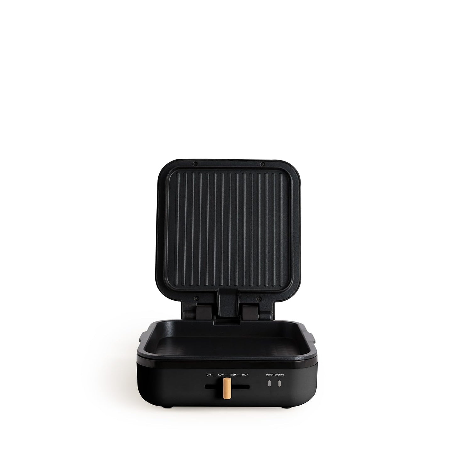CREATE/STONE STUDIO/Sandwichmaker und Waffeleisen in Rosa-Barbie / 2 austauschbare Antihaftplatten, 1 Scheibe, 100º Offnung, BPA-frei, 105º Öffnung, Cool-Touch-Griff, 600W
