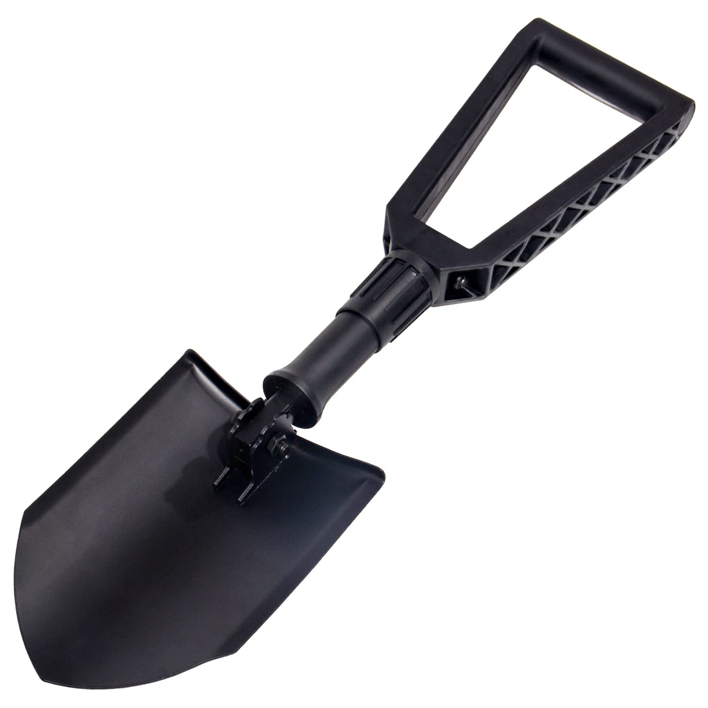 GREELUE Klappspaten, Spaten Garten, Schaufel aus hochfestem Karbonstahl, Gebrauch für Outdoor-Aktivitäten, Camping, Schneeschaufeln, Gartenarbeit, Graben (Schwarz)
