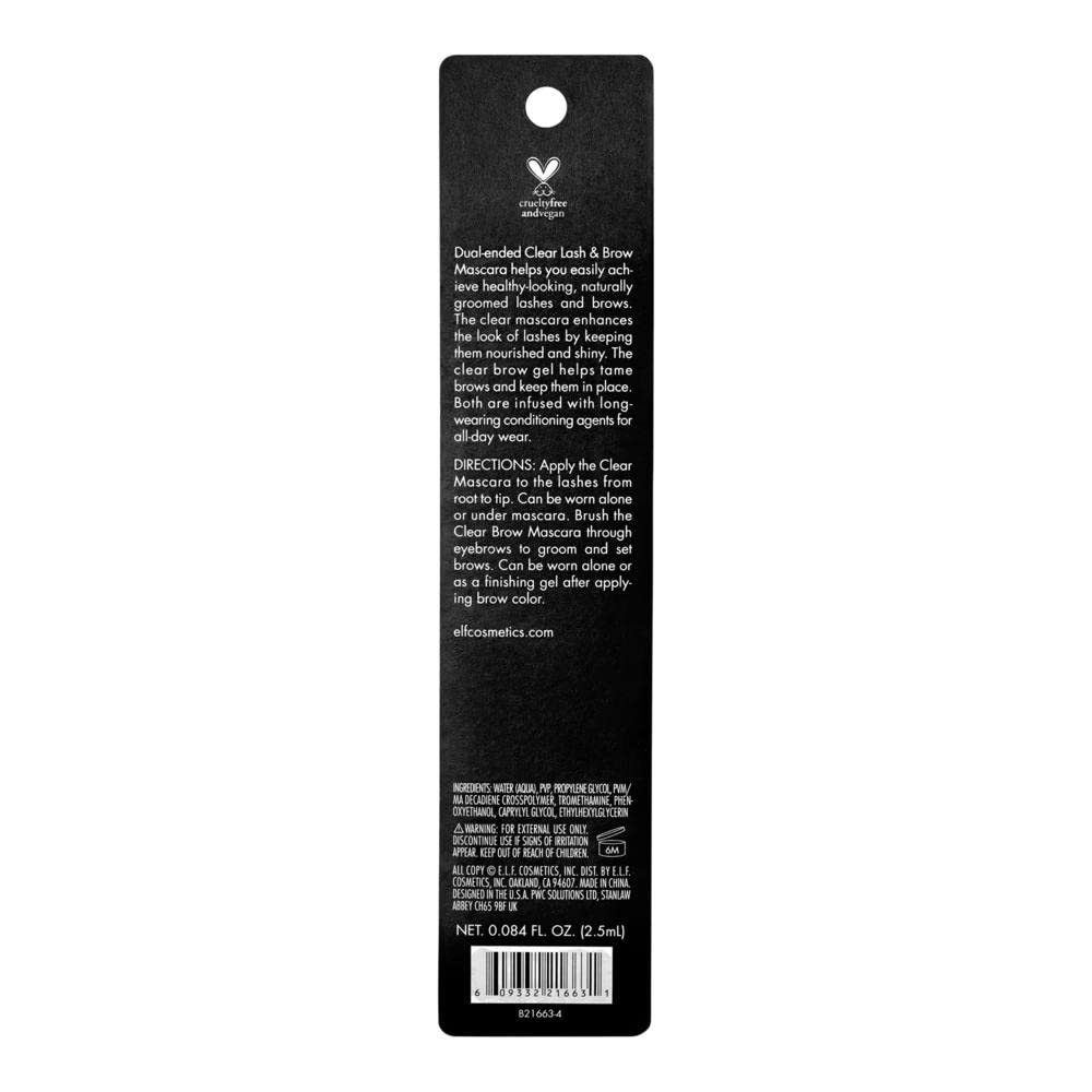 eleven Clear Brow & Lash Mascara Dual-Sided Gel