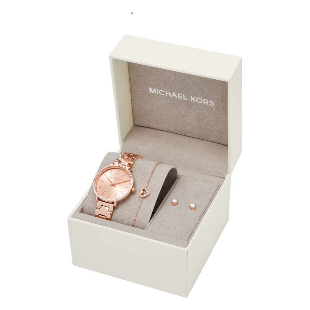 Michael Kors Pyper Women's Quartz Watch with Stainless Steel or Leather Strap