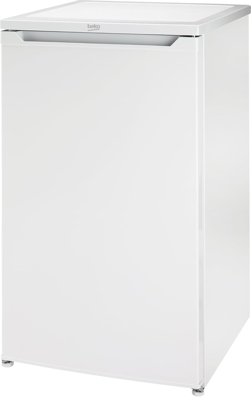 Beko TS190040N freestanding refrigerator, 88 l total capacity, reversible door hinge, good lighting in the device, 38 dB, robust glass shelves, white