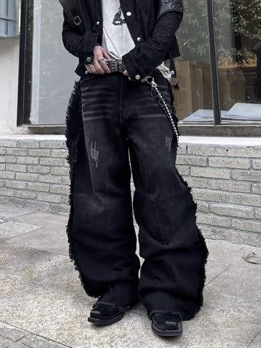 Zewool Men’s Baggy Jeans Y2K Hip Hop Skater Jeans