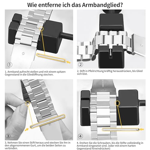 OLEVS Uhren Herren, Klassisches Diamant Edelstahl Wasserdicht Leuchtend Quarzuhr Herren, Römische Ziffern Tag Datum Analoge Geschäft Uhr für Herren