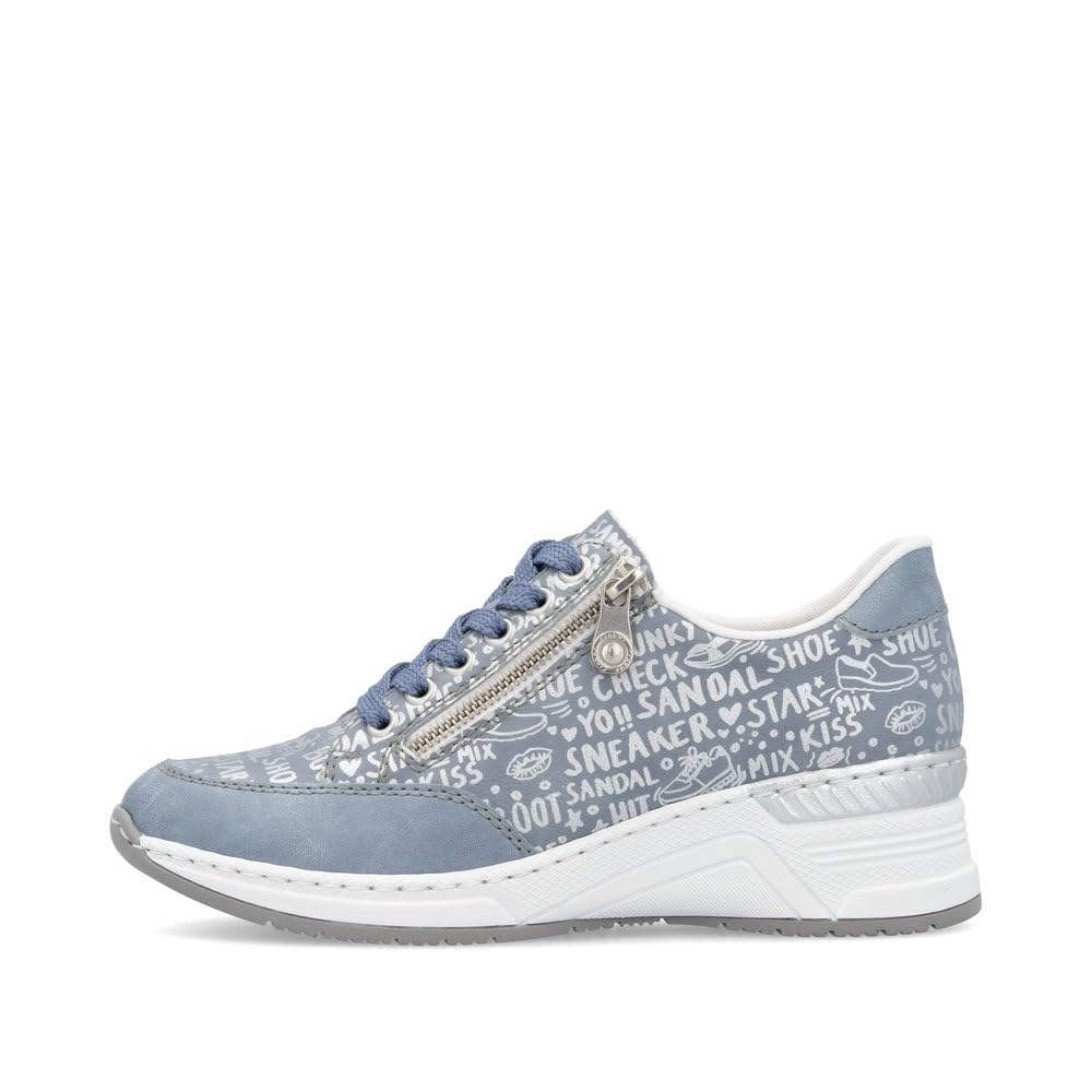 Rieker Damen Low-Top Sneaker N4316 – Wedge Heel