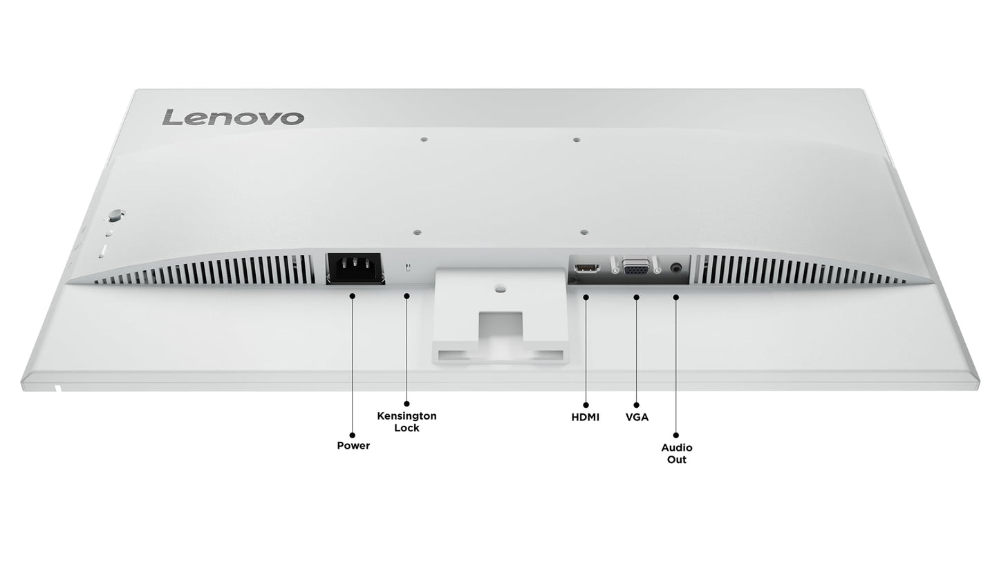 Lenovo L27i-4A | 27" Full HD Monitor | 1920x1080 | 100Hz | 300 nits | 1ms Reaktionszeit | IPS-Panel | HDMI | VGA | integrierte Lautsprecher | entspiegelt | 3,9kg | grau