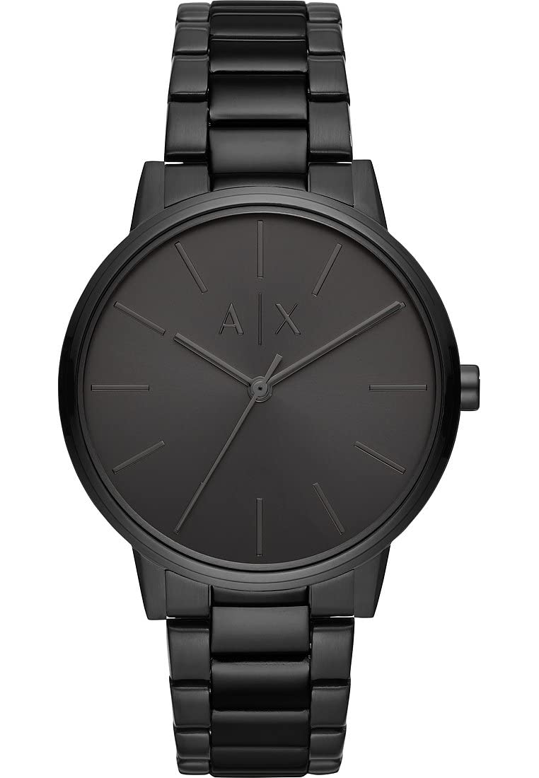 Armani Exchange Watch for Men, Quartz Movement and 42mm Case Size with Stainless Steel, Leather or Silicone Strap