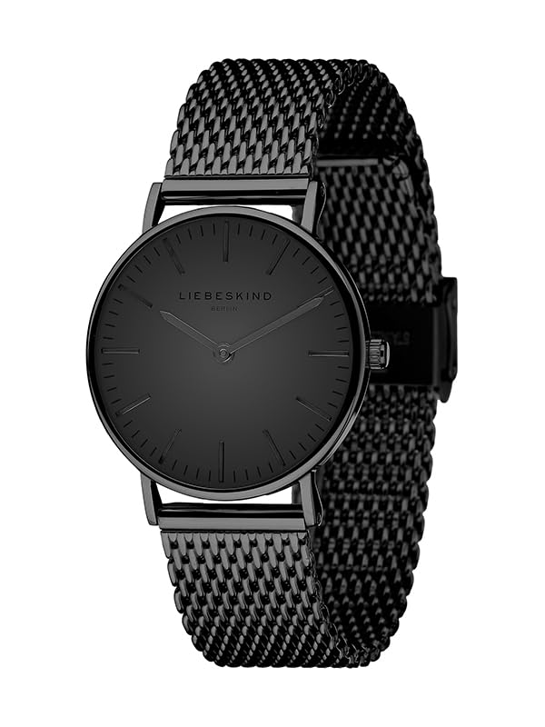 Liebeskind Berlin stainless steel watch with adjustable mesh strap