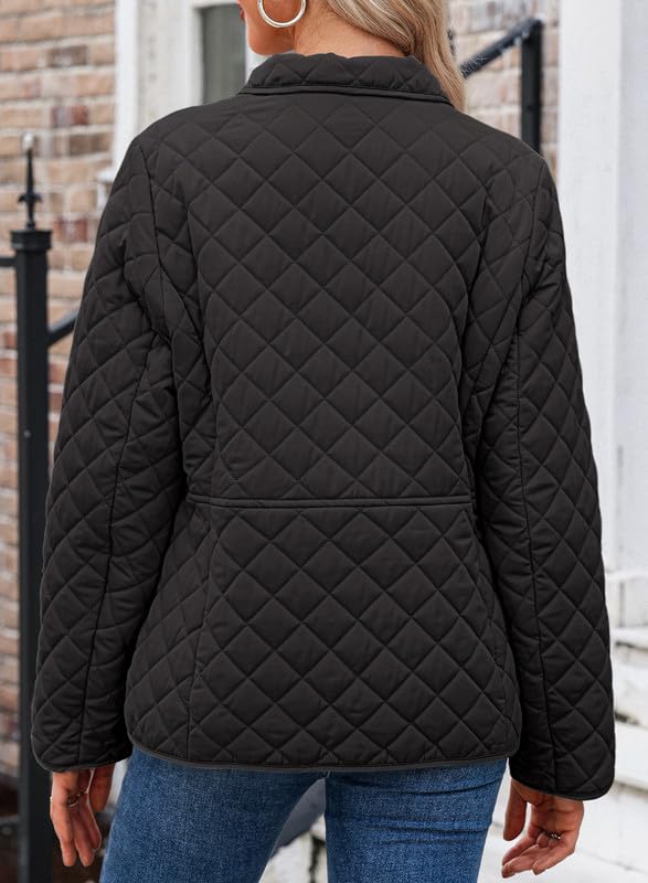 Dokotoo Women’s Quilted Winter Jacket – Warm Puffer Coat with Pockets