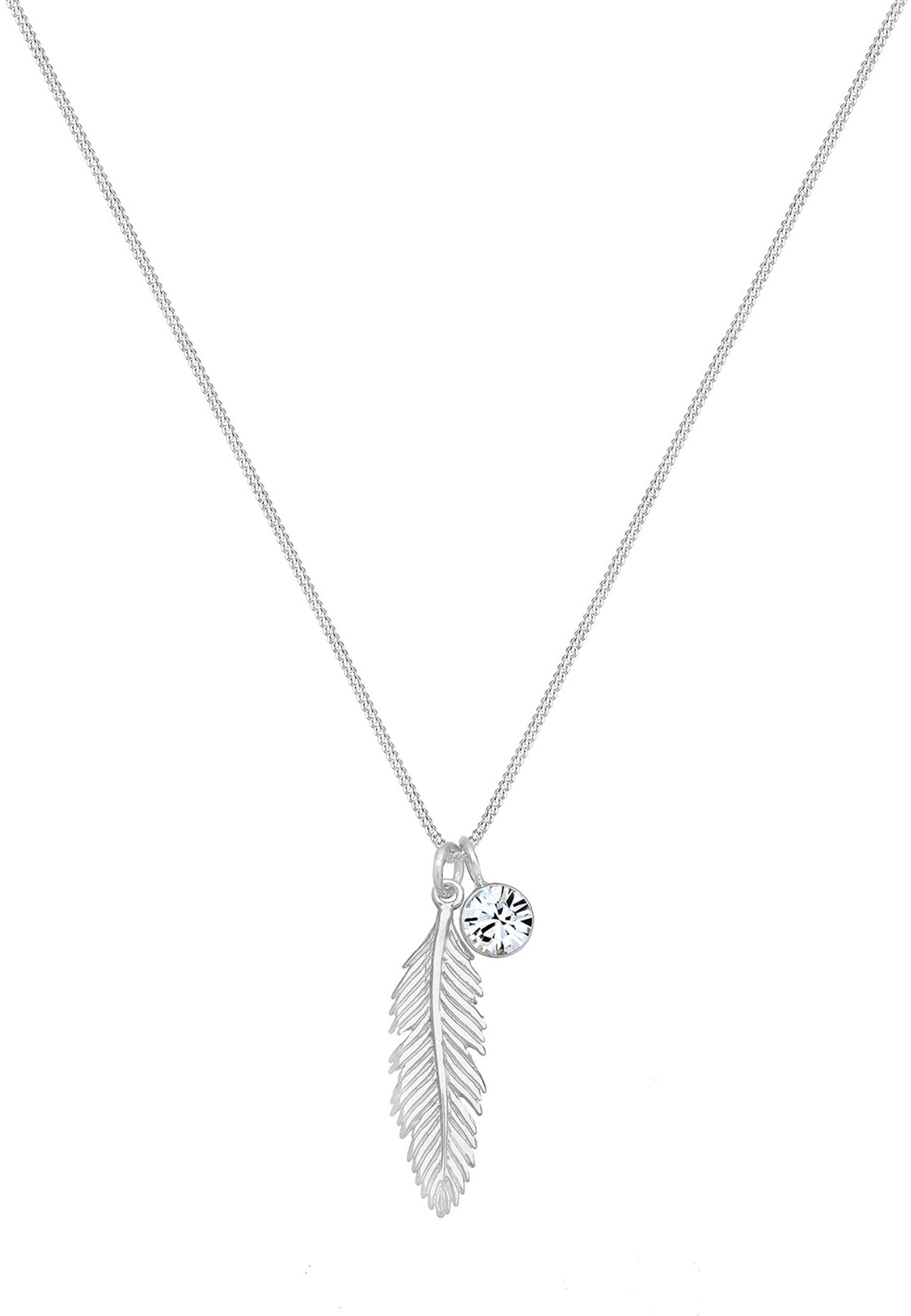 Elli Women's Feather Pendant Necklace
