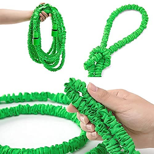 Yiting Gartenschlauch Flexibler 5m 10m 20m 15m 30m 45m 50m 60m, 3-Mal Magischer Flexibel Garten Schlauch Wasserschlauch mit 8 Modi Wassersprühpistole und Adapter 3/4"&1/2" Schlauchverbindungs-Fittings