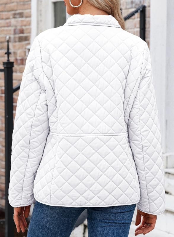 Dokotoo Women’s Quilted Winter Jacket – Warm Puffer Coat with Pockets