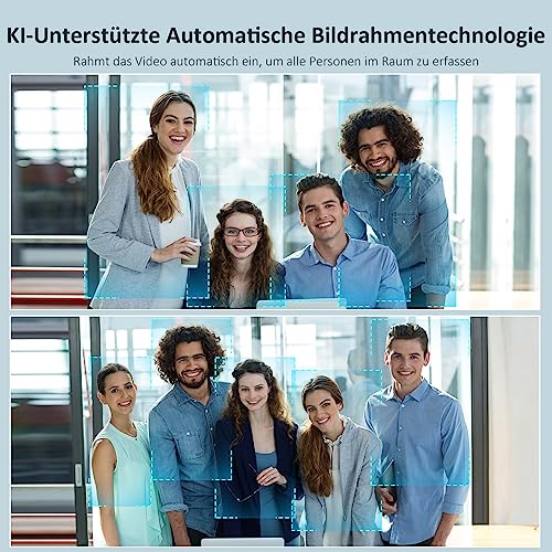 NexiGo N60 1080P Webcam, HD-Webcam mit Mikrofon, Softwaresteuerung und Datenschutzabdeckung, USB-Computerkamera, Sichtfeld mit 110°, Plug-and-Play, für Zoom/Skype/Teams, Konferenzen und Videoanrufe