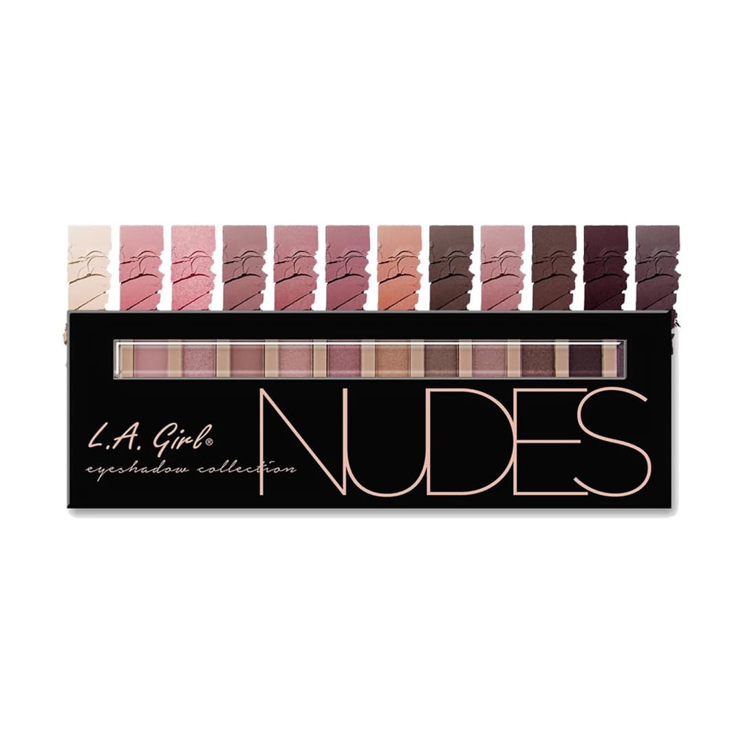 L.A. Girl Beauty Brick Eyeshadow Collection – Nude Shades for Effortless Eye Looks