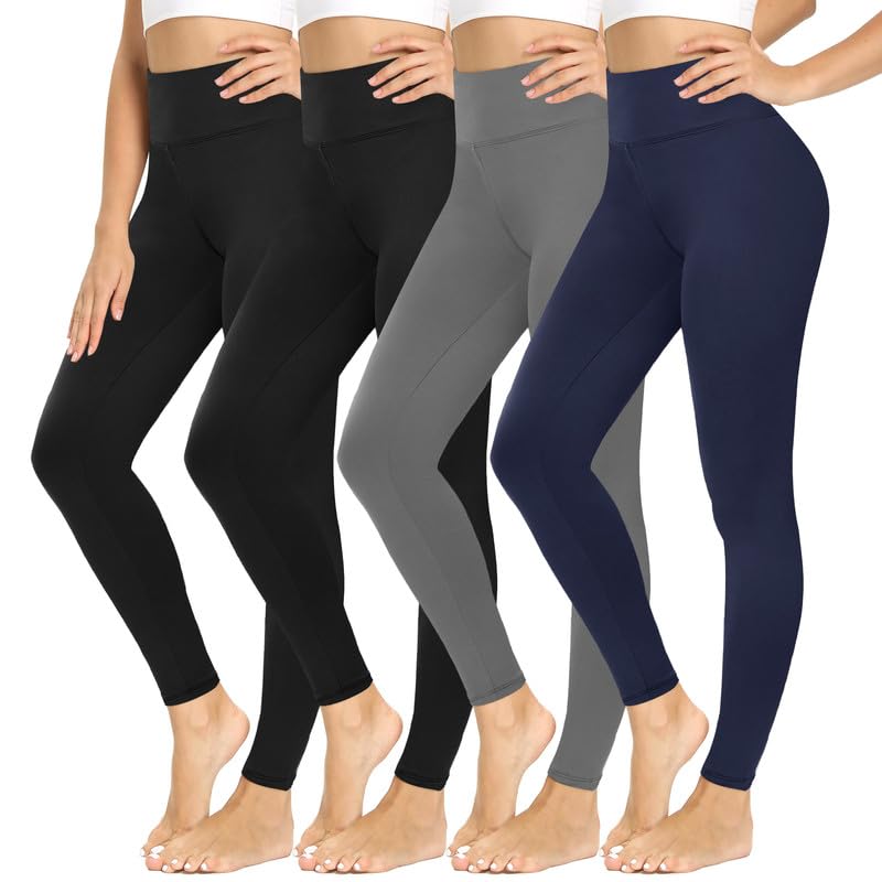 CAMPSNAIL Women’s 4-Pack High Waist Leggings