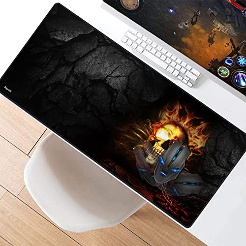 Anpollo Gaming Mouse Mat XXL 900 x 400 x 3 mm Non-Slip Desk Mat Table Mat Multifunctional Office Mouse Mat, Type 1