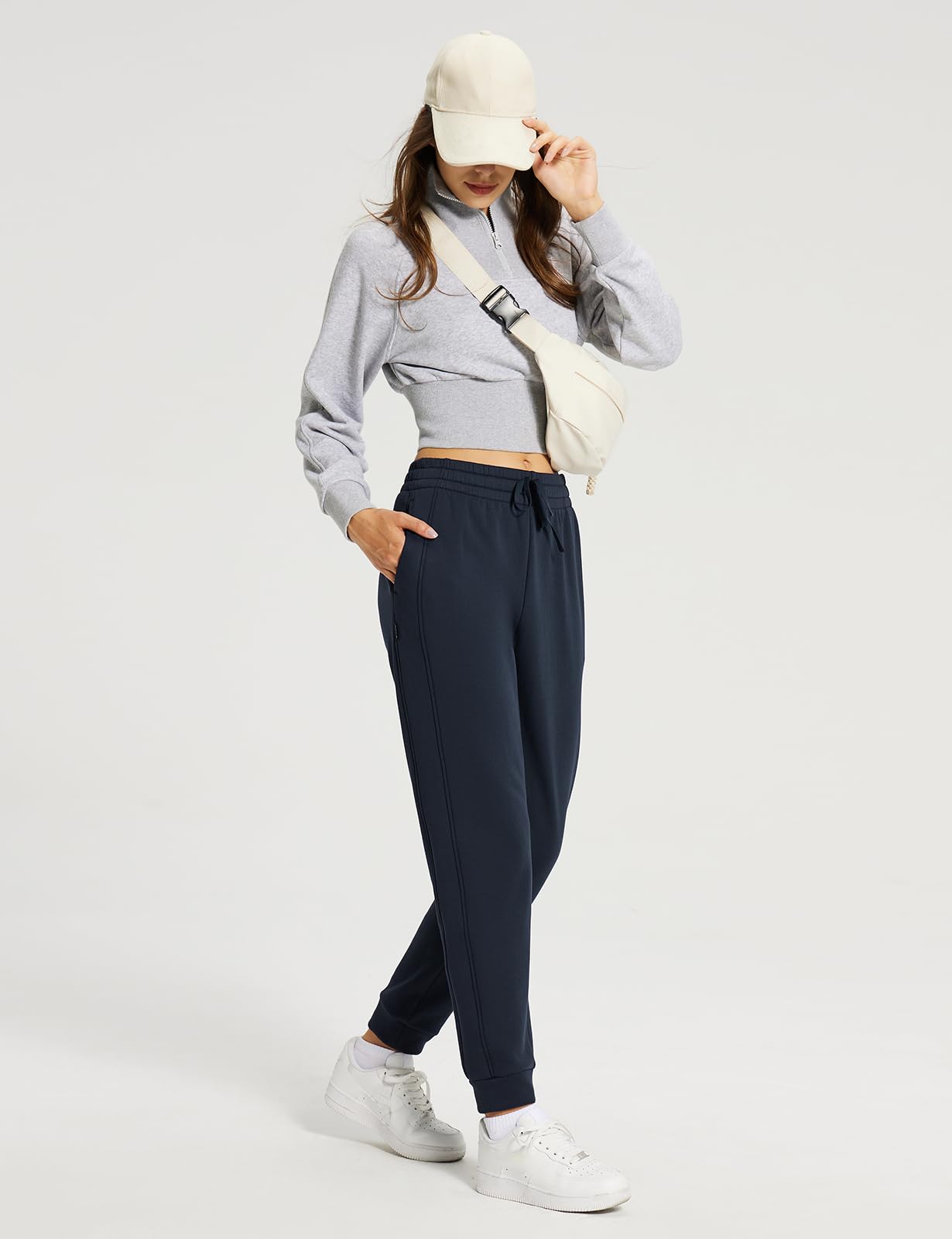 baleaf Women’s Winter Jogging Pants – Fleece-Lined Cotton Blend Sweatpants