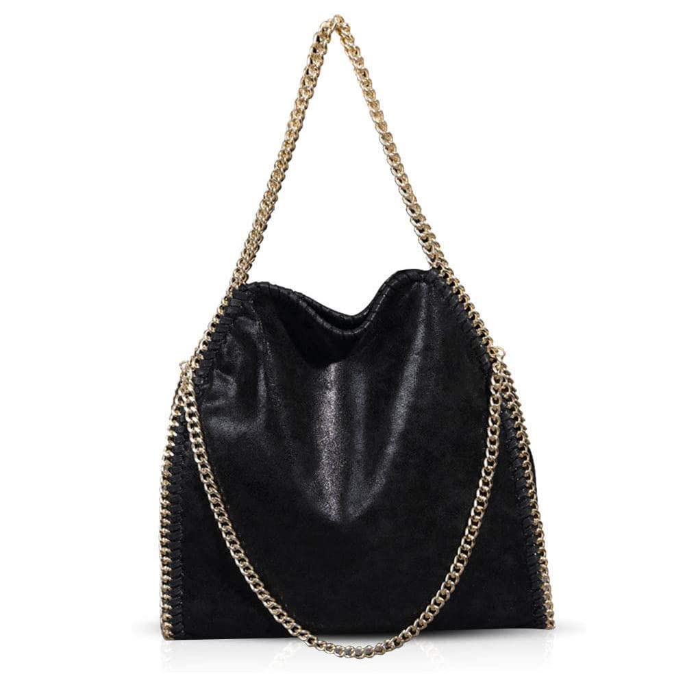 Women’s Chain Crossbody Bag – Large Hobo Shoulder Bag