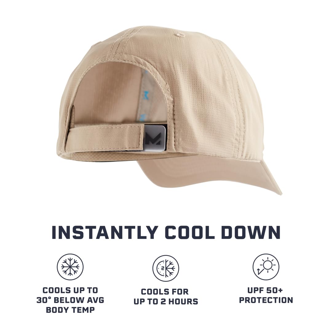MISSION Cooling UPF Performance Hat - Unisex One Size Cap for Workouts, Golf & Running - Sweat & Water Activated Technology