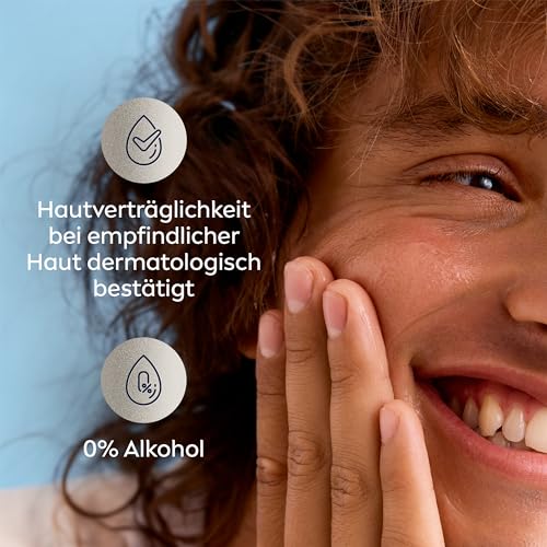 NIVEA MEN Sensitive Bart & Gesicht Pflege-Gel, schnell einziehende Bartpflege für empfindliche Männerhaut, beruhigende Gesichtspflege zur Linderung von Hautirritationen (50 ml)