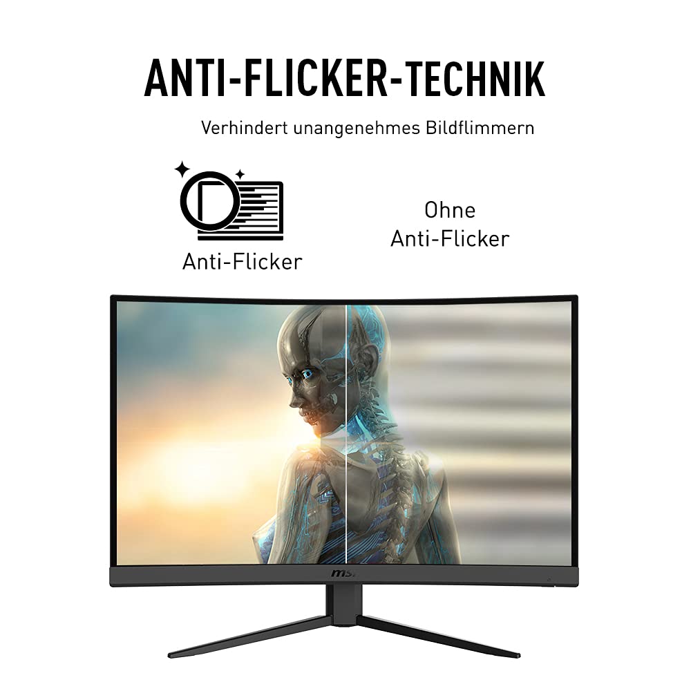 MSI G2422C 23,6 Zoll FHD Curved Gaming Monitor - 1500R 1920 x 1080 VA Panel, 180Hz / 1ms, Adaptive Sync - DP 1.2a, HDMI 2.0b CEC