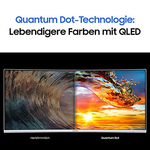 Samsung ViewFinity S50C Monitor S34C500GAU, 34 Zoll, VA-Panel, Ultra WQHD Auflösung, Eco Saving Plus, AMD Freesync, HDR10, 5 ms Reaktionszeit, Bildwiederholrate 100 Hz, Schwarz