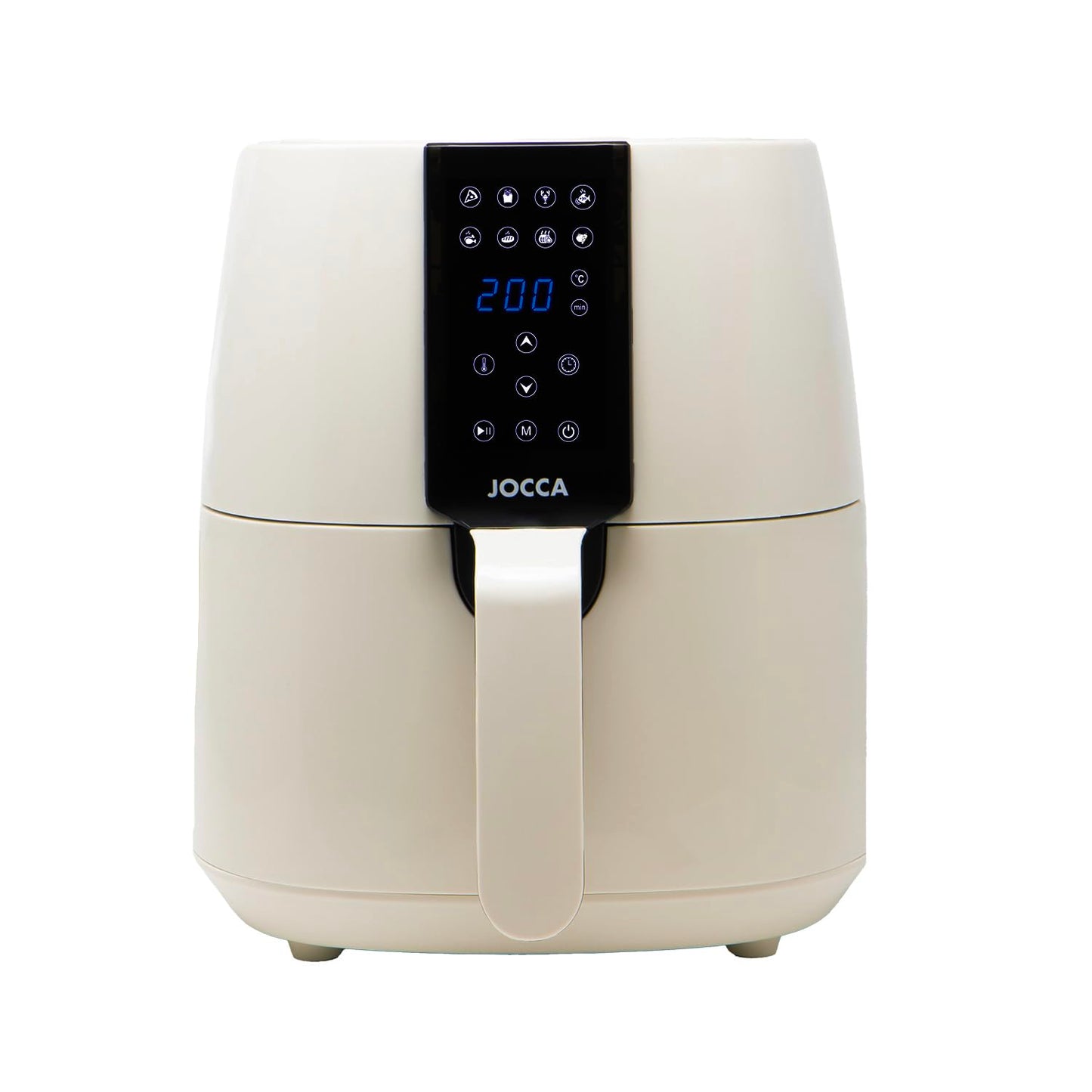 Jocca Heißluftfritteuse Sweet Line, 3,8L Fritteuse, 1450W, 8 Programme, LED Touchscreen, Timer, Rosa