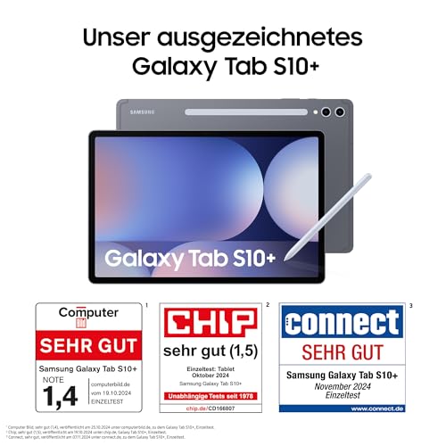Samsung Galaxy Tab S10+ AI Tablet, Android Tablet, 12 GB RAM