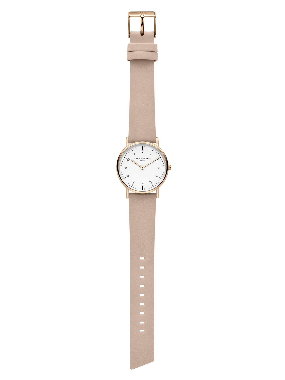 Liebeskind ladies analog quartz watch with leather strap