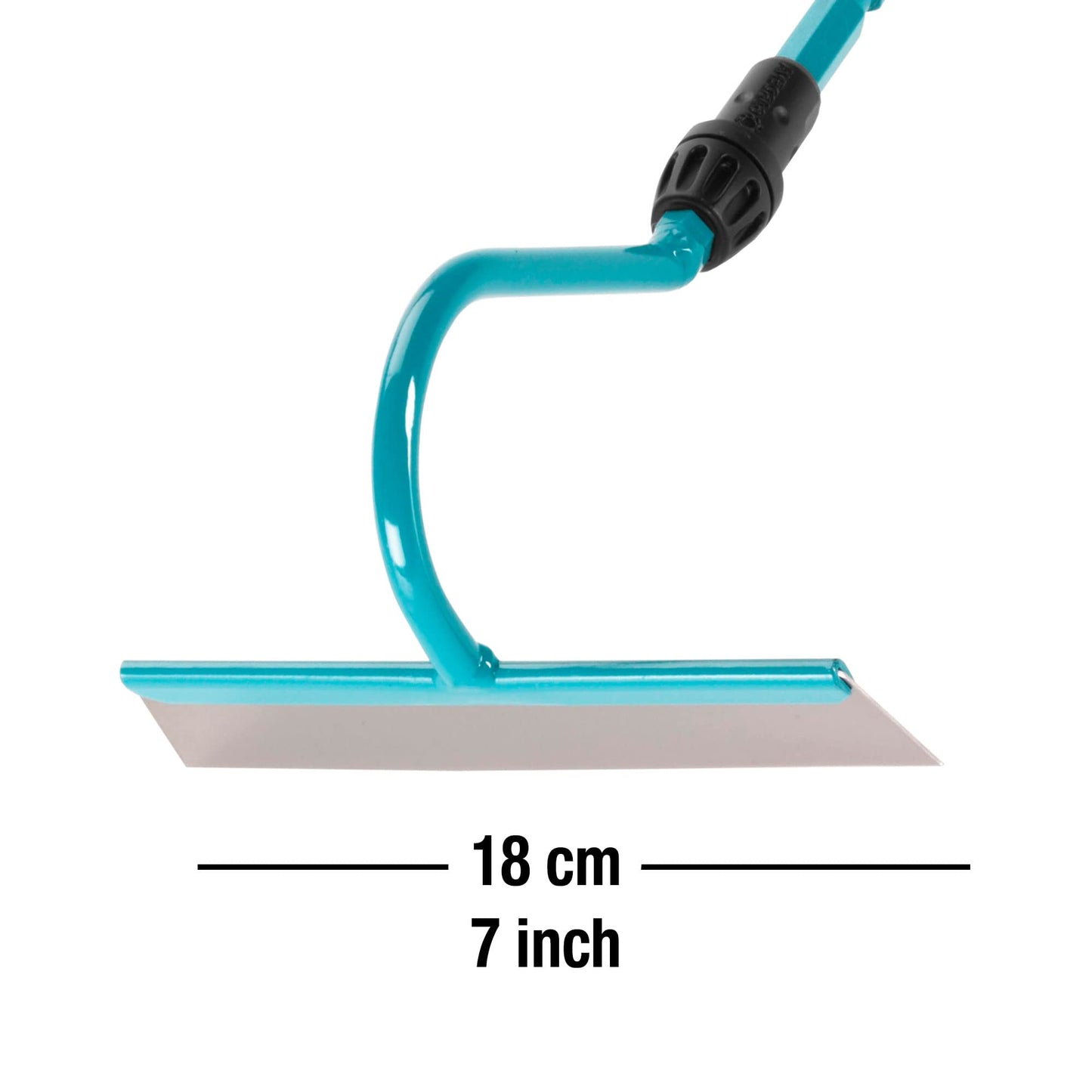 Gardena combisystem-Rübenhacke: Gartenhacke zum Jäten und Hacken von Unkraut, 8 cm Arbeitsbreite, aus Qualitätsstahl, rostfreies Edelstahlblatt, passend zu Allen combisystem-Stielen (3180-20)
