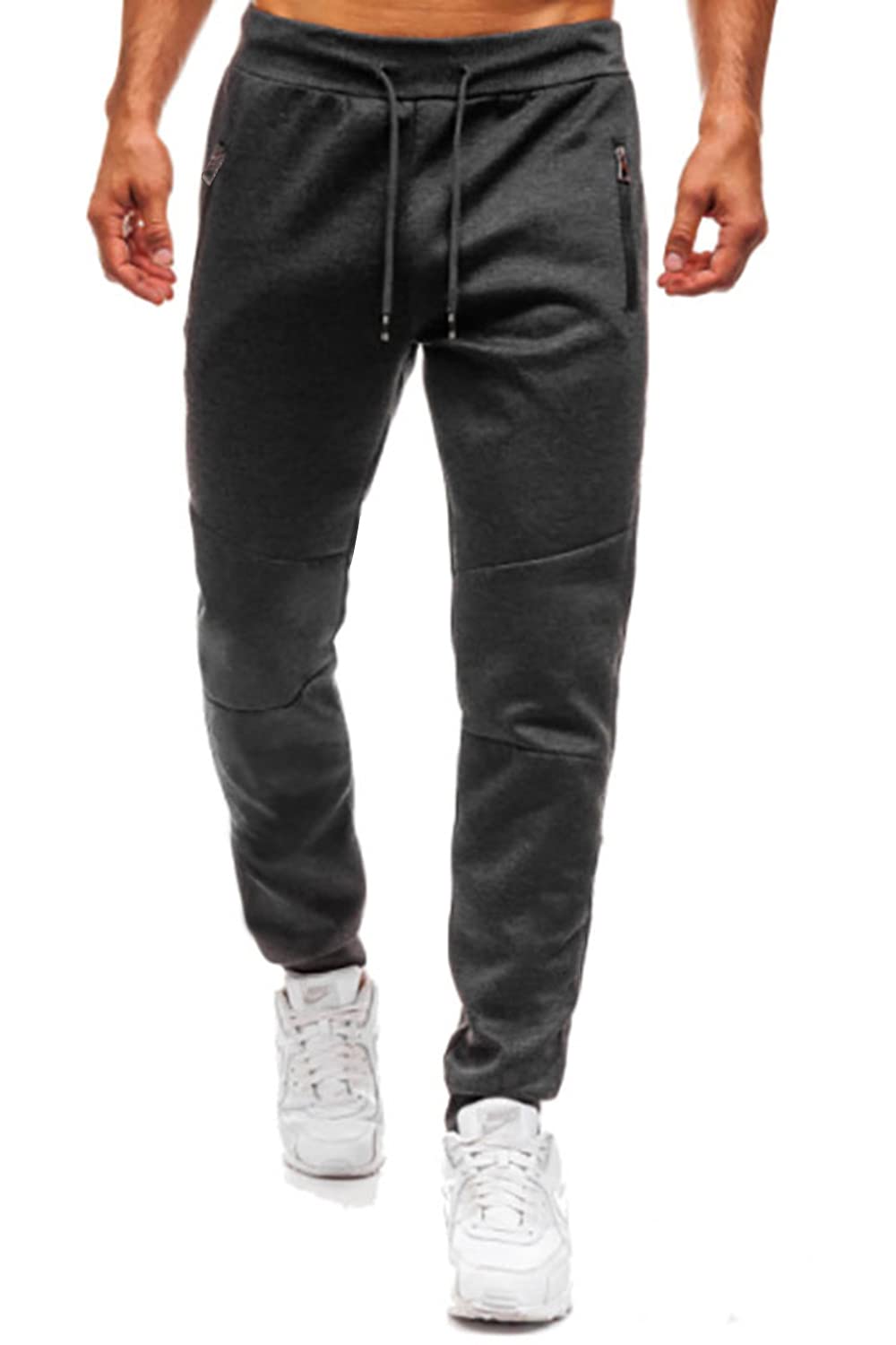 Men’s Sport Pants – Casual Jogger Cargo Sweatpants with Side Stripes