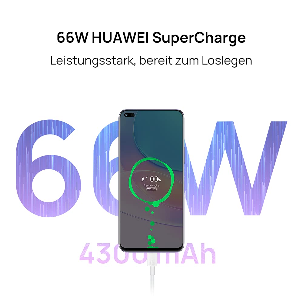 HUAWEI nova 8i - 6.67" - 64MP Quad Cam - 6GB RAM, 128GB - 4300mAh, 66W SuperCharge