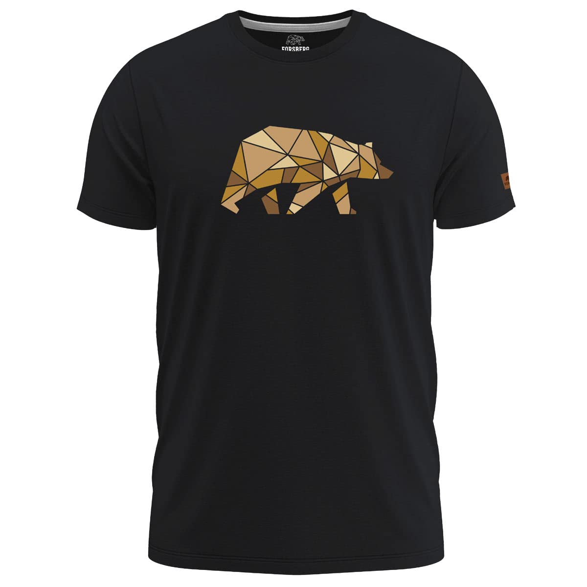 FORSBERG Espenson Men's T-Shirt – Bear Logo Tee with Modern Comfort