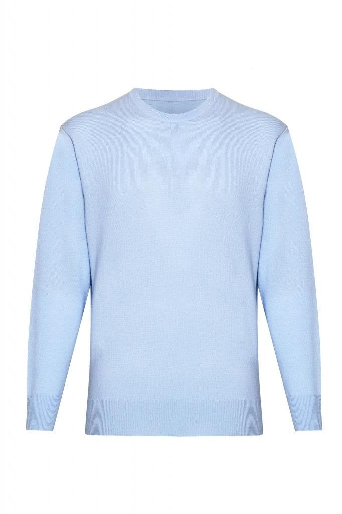 Lona Scott Men’s Cashmere Sweater – Classic Crew Neck