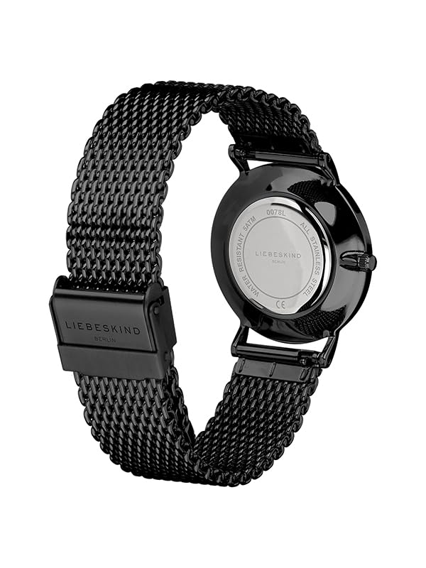 Liebeskind Berlin stainless steel watch with adjustable mesh strap