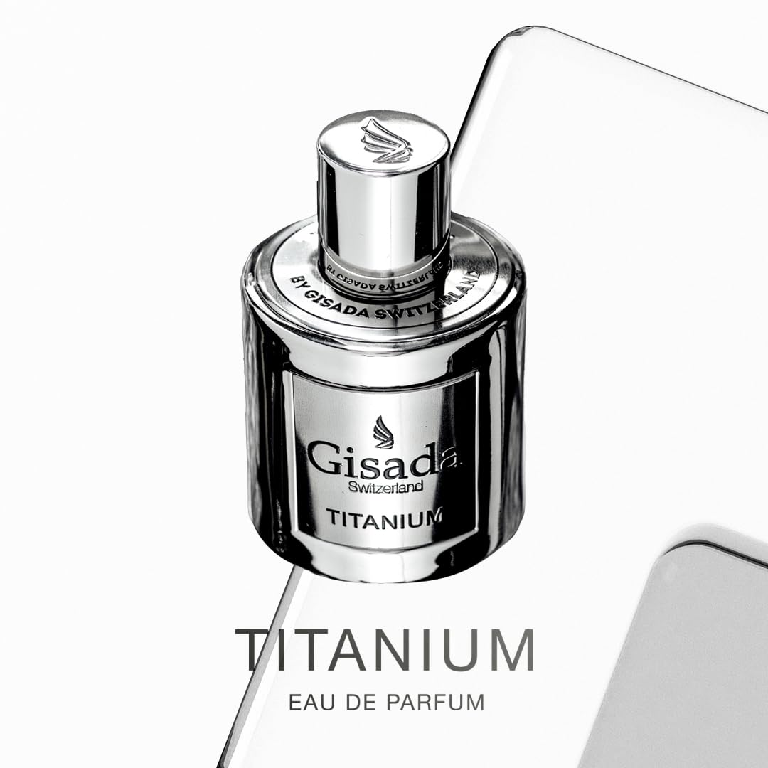 Gisada - Titanium | 100ml | Eau de Parfum | für Herren | für Frauen | Unisex | würzig, lebendiger, frischer und kraftvoller Duft