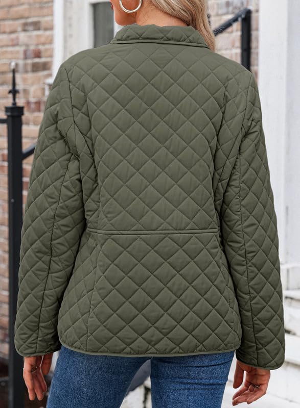 Dokotoo Women’s Quilted Winter Jacket – Warm Puffer Coat with Pockets