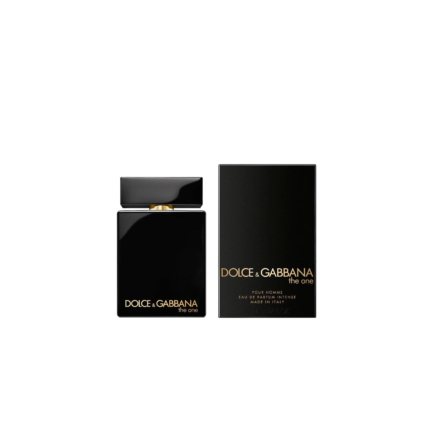 D&G, DOLCE & GABBANA THE ONE INTENSE EAU DE PARFUM 100ML Unisex adulto, Negro, Estándar