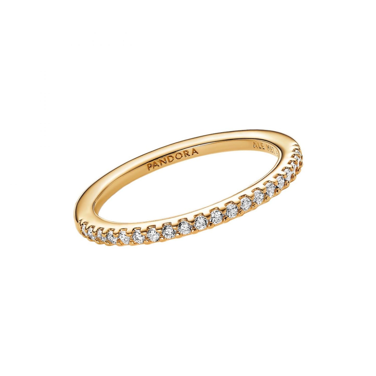 PANDORA Timeless Ring, 14K Gold-Plated with Clear Cubic Zirconia