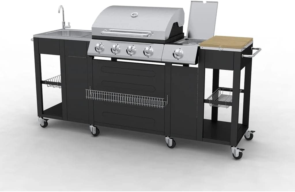 Outdoor-Küchengrill Montana 4 Brenner, Küche und Esszimmer, Küchengeräte, Outdoor-Grills