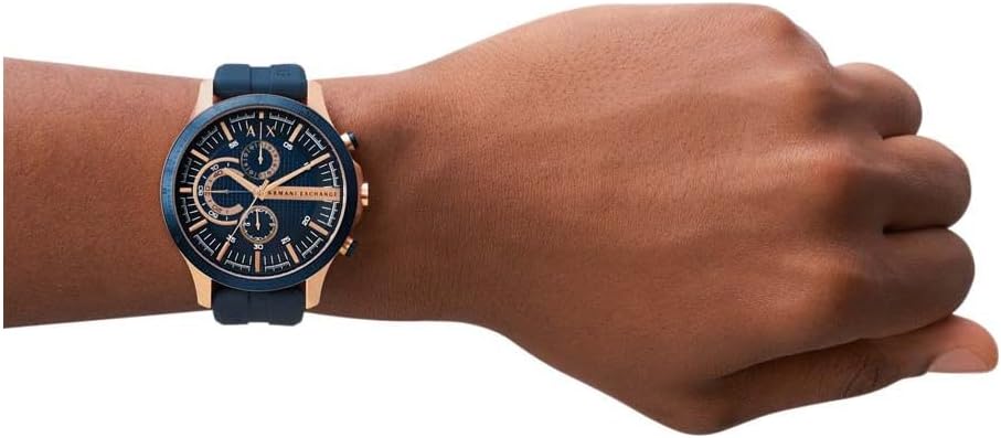 Armani Exchange Herren Quarz-Chronograph Uhr mit Armband AX2440